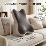 Adjustable Memory Foam Bed Wedge Reading Pillow - Image 8