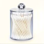 Clear Acrylic Cotton Swab Holder with Lid - Image 7