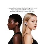 Clip-On AI Translator Earbuds with Detachable Gemstone Earrings - Image 9