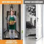 Heavy-Duty Magnetic Screen Door
