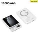 10000mAh Magnetic Wireless Fast-Charging Power Bank - Image 32