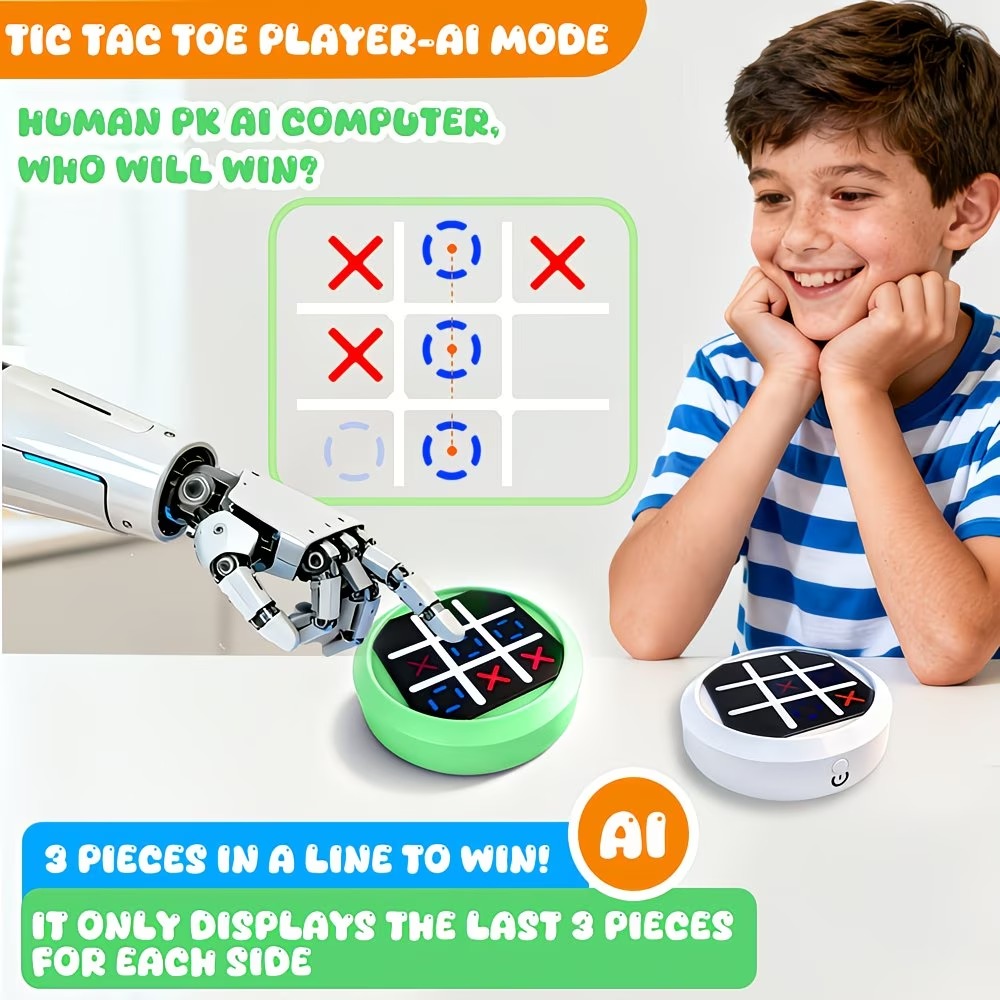 4-in-1 Electronic Tic Tac Toe Game