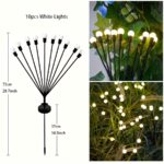 10-Pack Solar Firefly Lawn Lights – Outdoor LED Garden Ground Stake Lights, IP65 - Image 3