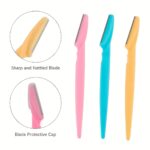 10-Pack Stainless Steel Eyebrow Razors – Multi-Functional Facial & Body Grooming Razors for Easy Trimming - Image 7