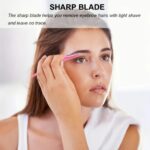10-Pack Stainless Steel Eyebrow Razors – Multi-Functional Facial & Body Grooming Razors for Easy Trimming - Image 8