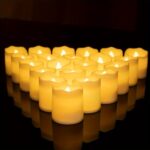 12-Pack LED Flameless Ripple Effect Candles – Battery-Powered Decorative Tea Lights