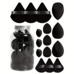 15-Piece Makeup Sponge Set – Triangle Puffs & Mini Makeup Sponges for Liquid, Cream & Powder Cosmetics - Image 5