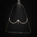1pc Golden Cross Heart Rhinestone Bra Chain – Women's Western Nightclub Body Chain