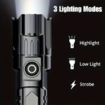 2-Pack High-Power Zoom Flashlights – Portable Mini Retractable LED Flashlights with Adjustable Focus for Camping & Outdoor Use - Image 11