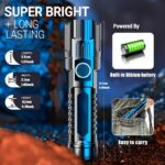 2-Pack High-Power Zoom Flashlights – Portable Mini Retractable LED Flashlights with Adjustable Focus for Camping & Outdoor Use - Image 4