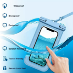 2-Pack Universal Waterproof Phone Pouch with Lanyards - Image 12