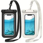 2-Pack Universal Waterproof Phone Pouch with Lanyards - Image 9
