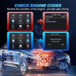 2026 Latest Upgrade OBD2 Scanner – Car Engine Fault Diagnostic Tool with CAN/EOBD, 2.8" Color Screen & 16-Pin Interface - Image 3