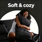 2pcs Satin Pillowcases for Hair & Skin – Envelope Closure