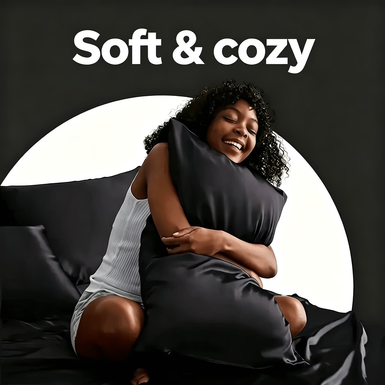 2pcs Satin Pillowcases for Hair & Skin – Envelope Closure (10) 2pcs Satin Pillowcases for Hair & Skin – Envelope Closure - Image 1