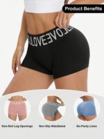 4-Piece Women's Seamless Boxer Briefs – Breathable Stretch-Fit Underwear - Image 3