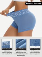 4-Piece Women's Seamless Boxer Briefs – Breathable Stretch-Fit Underwear - Image 4
