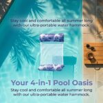 4-in-1 Multifunctional Inflatable Water Hammock - Image 7