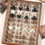 40-Piece Mini Matte Hair Claw Clip Set