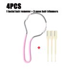 4pcs Facial Hair Remover Set – Spring Hair Removal Tool with Facial Shaver & Grooming Accessories - Image 10