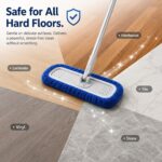 4pcs Washable Microfiber Mop Pads – Reusable Replacement Mop Cloth with Elastic Fixing Strap - Image 8