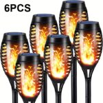 6-Piece Solar-Powered Outdoor Garden Landscape Lights – Lawn & Yard Stake Lights - Image 11