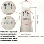 Adjustable Chef Kitchen Apron with Front Pocket - Image 2