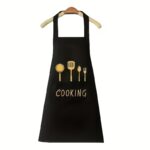 Adjustable Chef Kitchen Apron with Front Pocket - Image 9