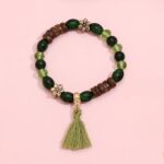 Bohemian Vintage Beaded Bracelet Set – 4-Piece Men's Stretch Bracelets - Image 2