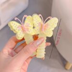 Butterfly Spiral Hair Ties – 2-Piece Elastic Ponytail Holders - Image 6