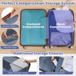 COSTWAY 3-Piece Luggage Set – Hard Shell Travel Suitcases - Image 4