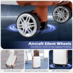 COSTWAY 3-Piece Luggage Set – Hard Shell Travel Suitcases - Image 3