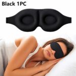 Contoured Eye Cover – Zero Pressure 3D Sleep Mask with Adjustable Strap