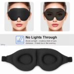 Contoured Eye Cover – Zero Pressure 3D Sleep Mask with Adjustable Strap - Image 4