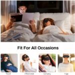 Contoured Eye Cover – Zero Pressure 3D Sleep Mask with Adjustable Strap - Image 6