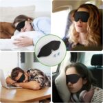 Contoured Eye Cover – Zero Pressure 3D Sleep Mask with Adjustable Strap - Image 9