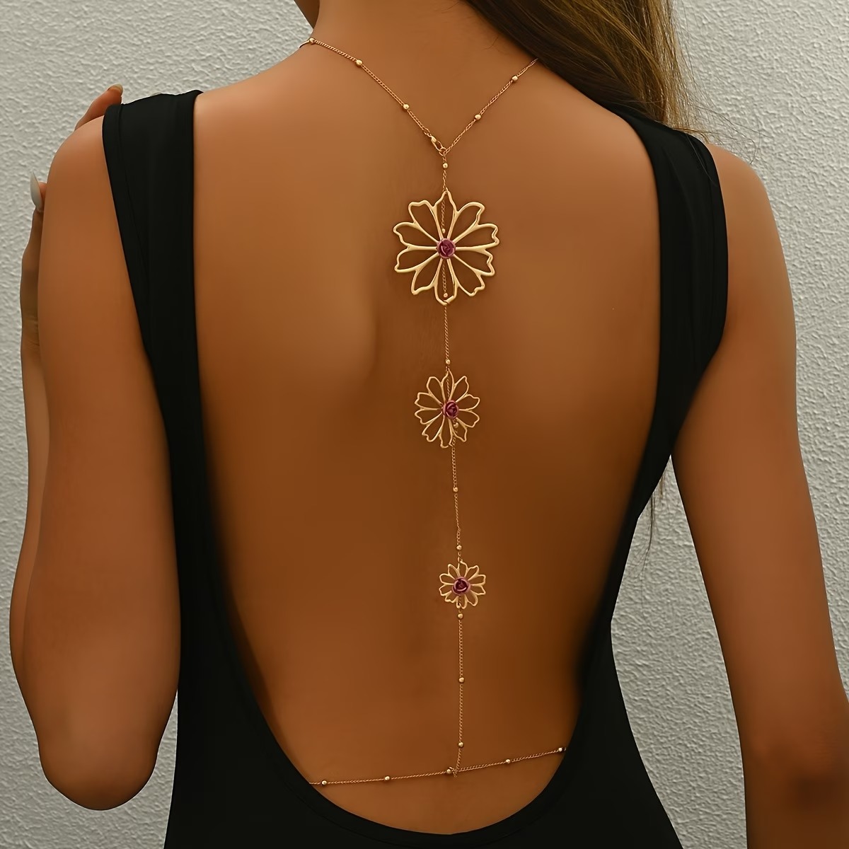 Elegant-Flower-Body-Chain-–-Gold-Tone-Floral-Waist-Back-Chain-Jewelry-1-1.jpg Elegant Flower Body Chain – Gold-Tone Floral Waist & Back Chain Jewelry - Image 1