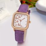 Fashion Women's Butterfly Pattern Quartz Watch