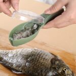 Fish Scale Remover – Flying Fish-Shaped Fish Scaling Tool with Protective Cover for Kitchen & Household Use - Image 3