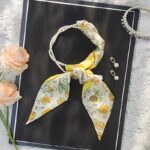 Floral Pearl Headband – Versatile Ribbon Hair & Fashion Accessory - Image 11