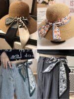 Floral Pearl Headband – Versatile Ribbon Hair & Fashion Accessory - Image 15