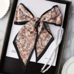 Floral Pearl Headband – Versatile Ribbon Hair & Fashion Accessory - Image 16