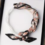 Floral Pearl Headband – Versatile Ribbon Hair & Fashion Accessory - Image 7