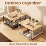 Kitchen Counter Storage Rack with Pull-Out Drawer - Image 12