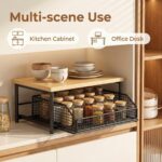 Kitchen Counter Storage Rack with Pull-Out Drawer - Image 14