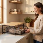 Kitchen Counter Storage Rack with Pull-Out Drawer - Image 15