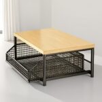 Kitchen Counter Storage Rack with Pull-Out Drawer