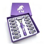 Ladies' Deluxe 6-Blade Razor – Hypoallergenic Stainless Steel Shaver with 1 Handle & 12 Replacement Blades - Image 10