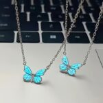 Luminous Butterfly Necklace & Bracelet Set - Image 6
