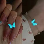 Luminous Butterfly Necklace & Bracelet Set - Image 7